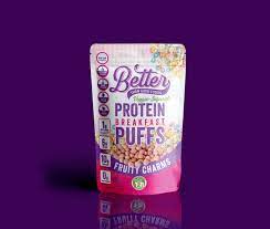 Better Than Good Foods Veggie-Infused Protein Breakfast Puffs "Fruity Charms"